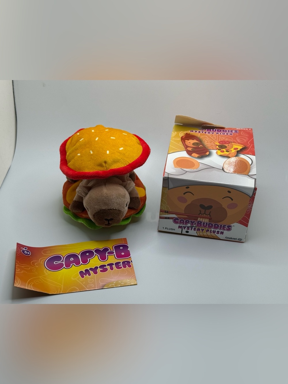 Capy-Buddies Mystery Plush blind bag box hamburger geeknet authentic